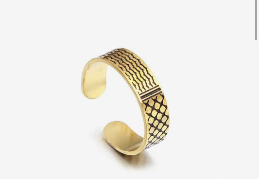 Keffiyeh Palestinian ring