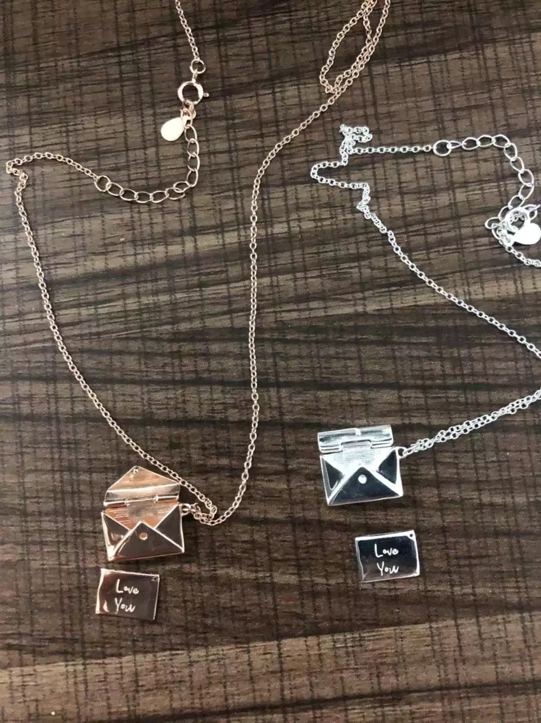 You’ve got mail message necklace sterling silver pendant