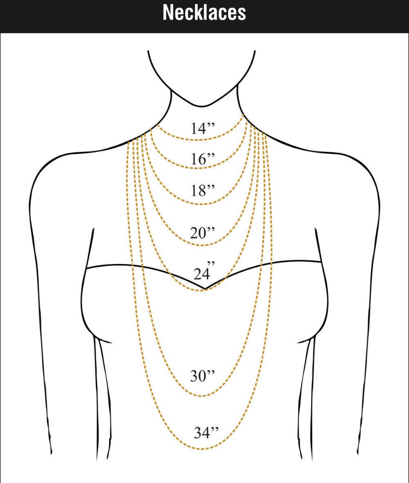 14 & 18 karat real gold name necklace in Any language