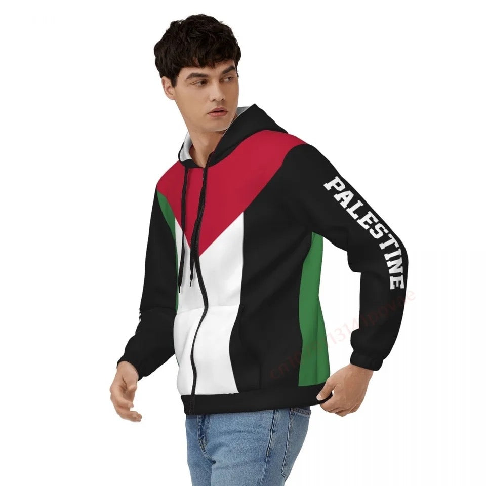 Palestine flag hoodie