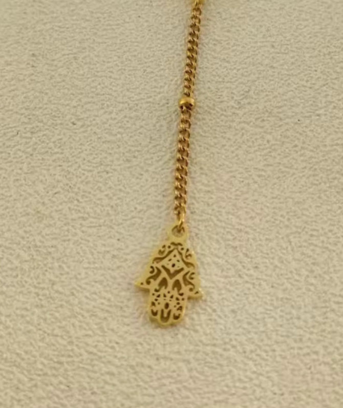Rosary style custom Arabic Caligraphy necklace