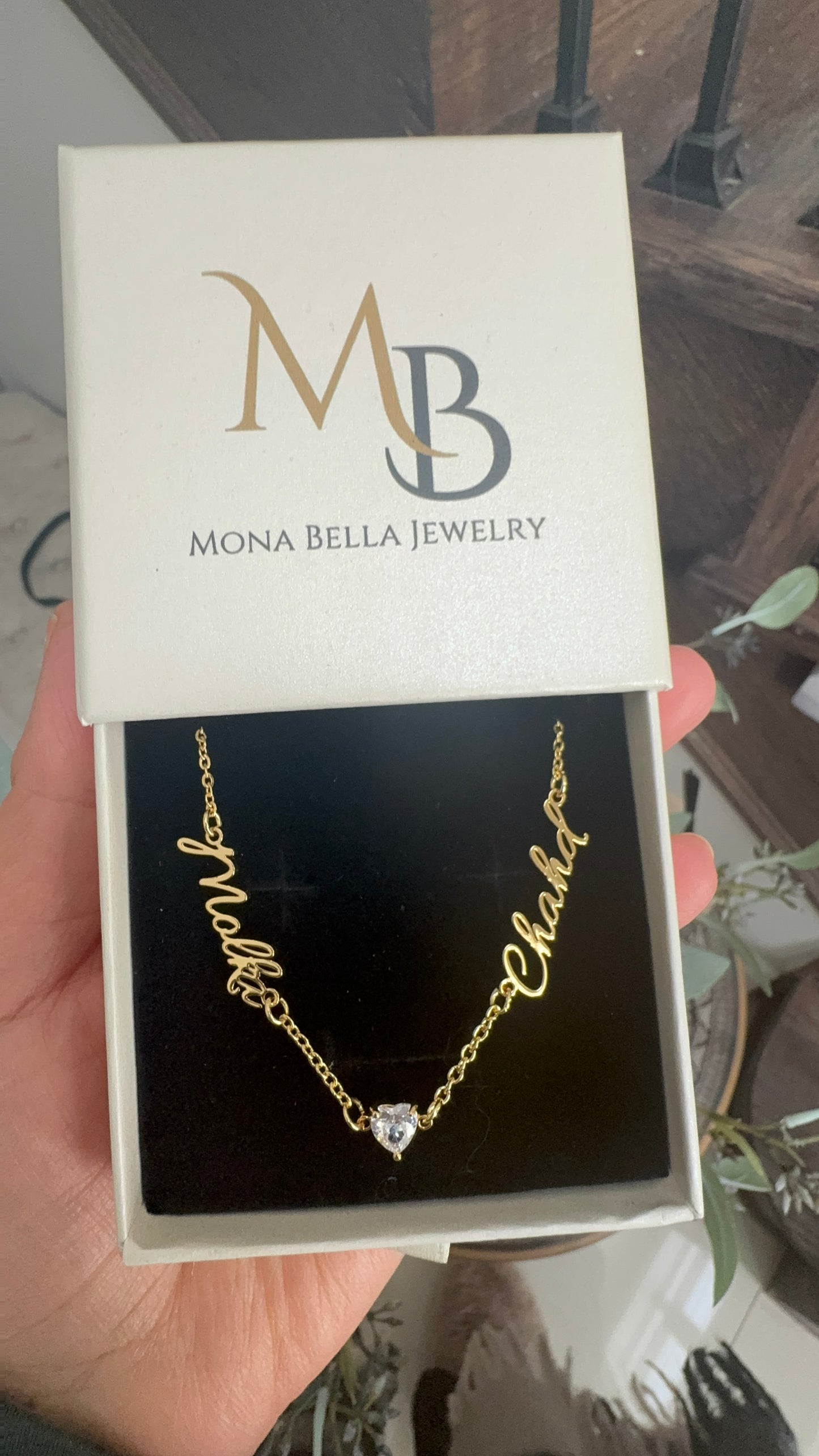 Love linked necklace