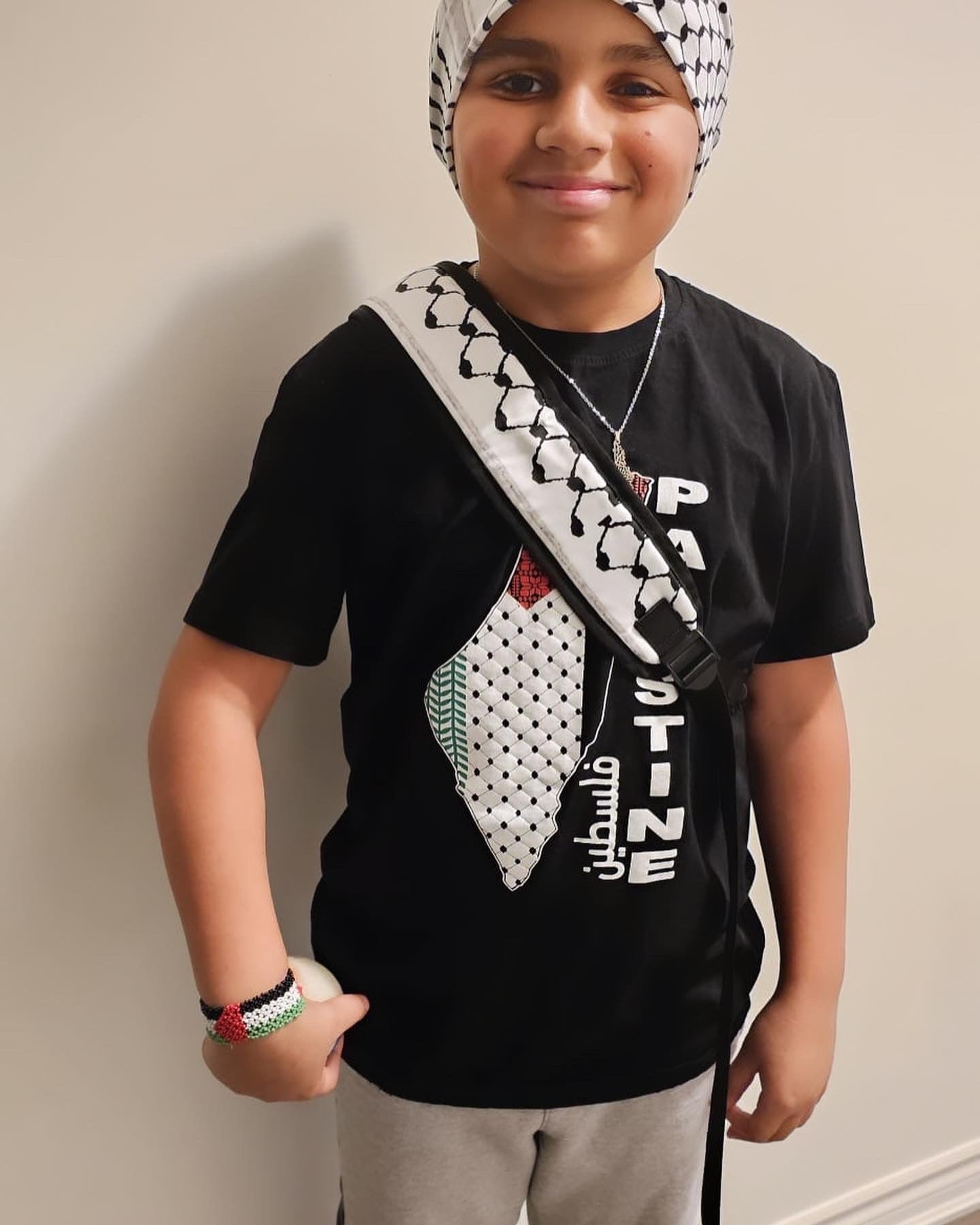 Keffiyeh cross body bag