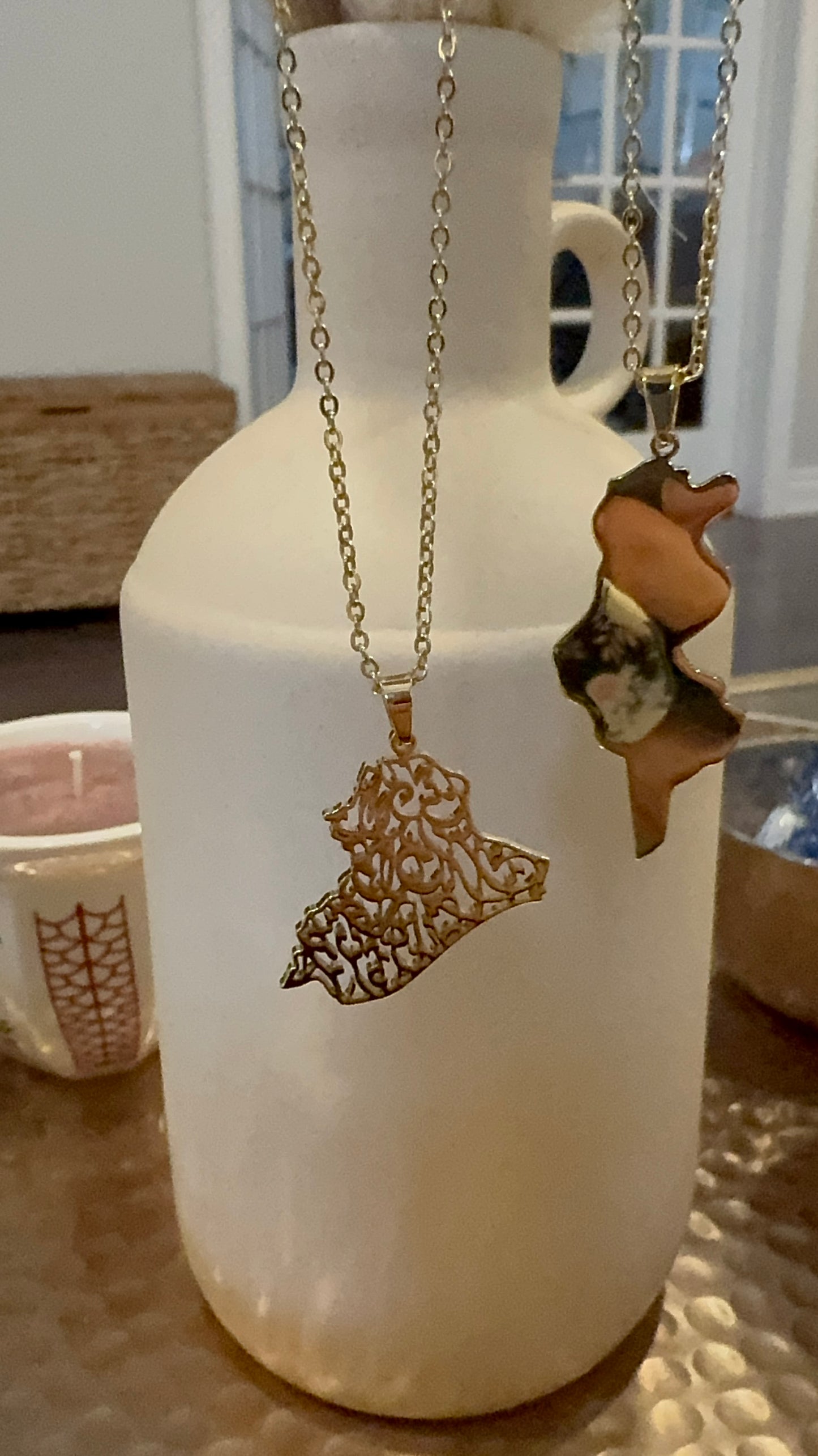 Custom country pendants