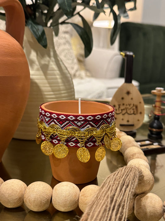 Coffee scented Arabic candles