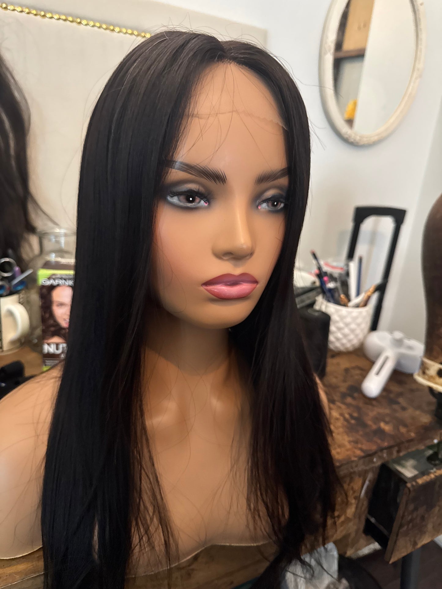 Custom Top Lace HD wig