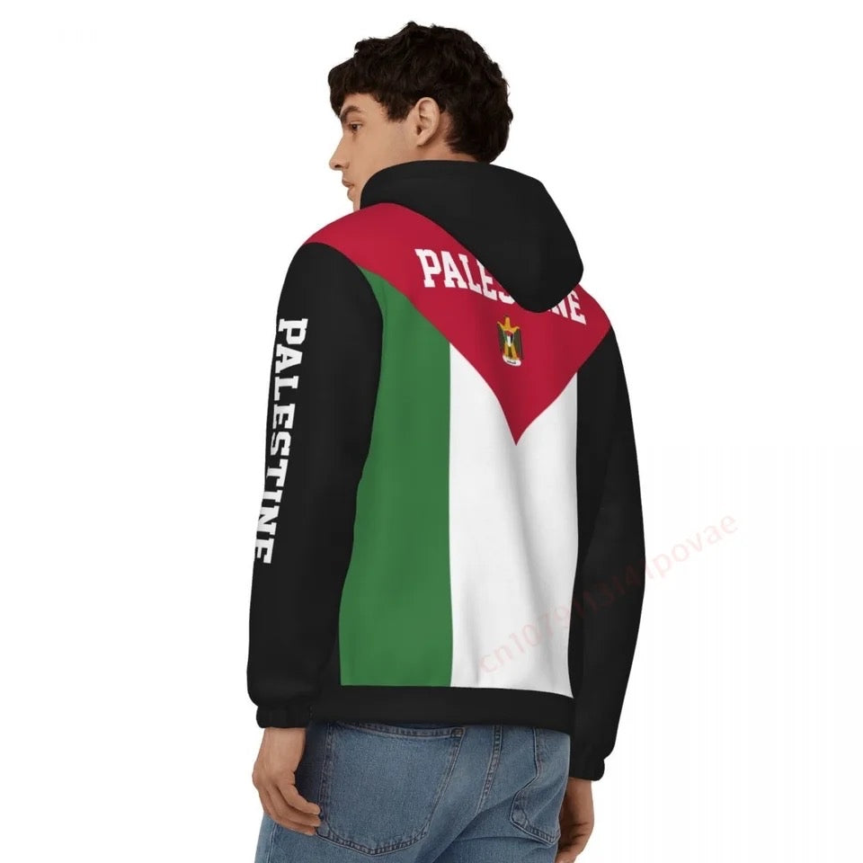 Palestine flag hoodie