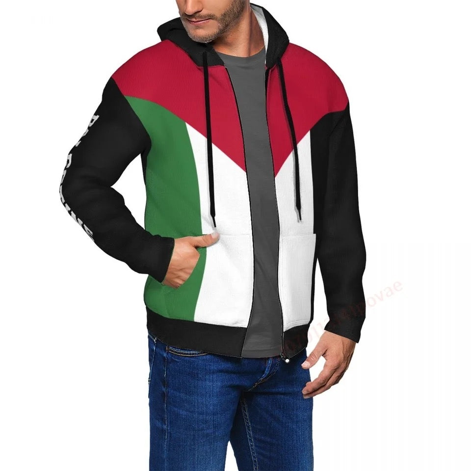 Palestine flag hoodie