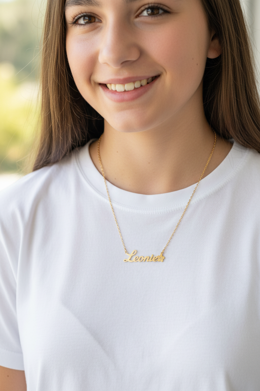 Kids custom name necklace for boys & girls