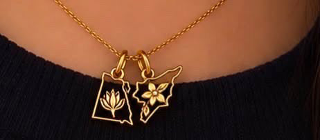 Custom rosary style necklace for shahd