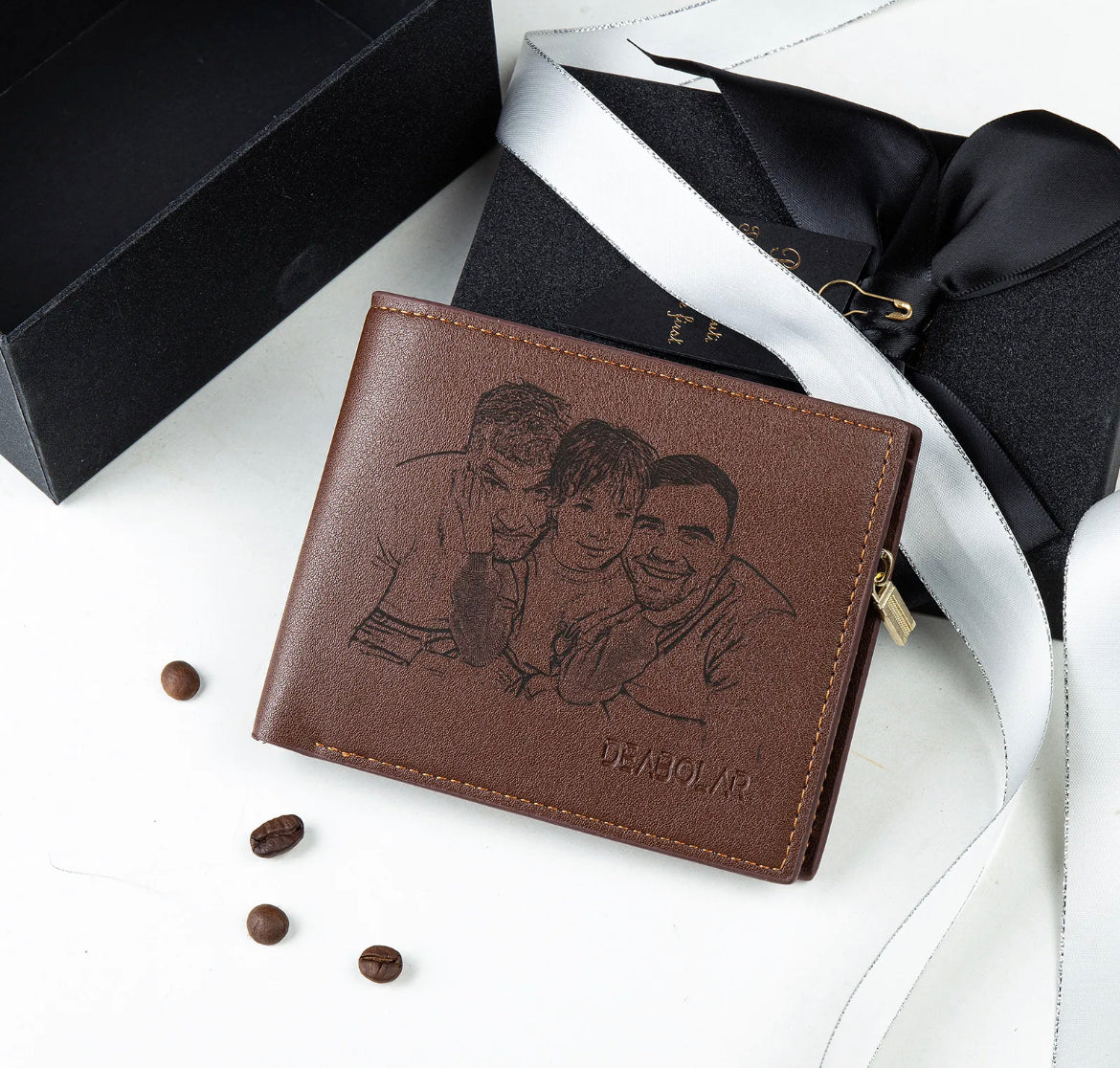 Custom engraved wallet