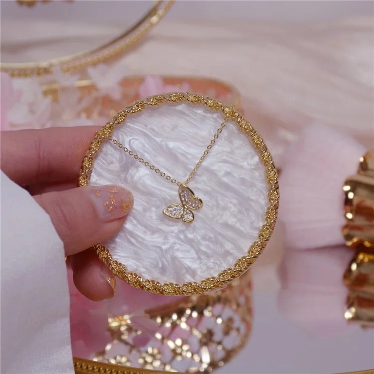 Beautiful free butterfly cubic zirconia