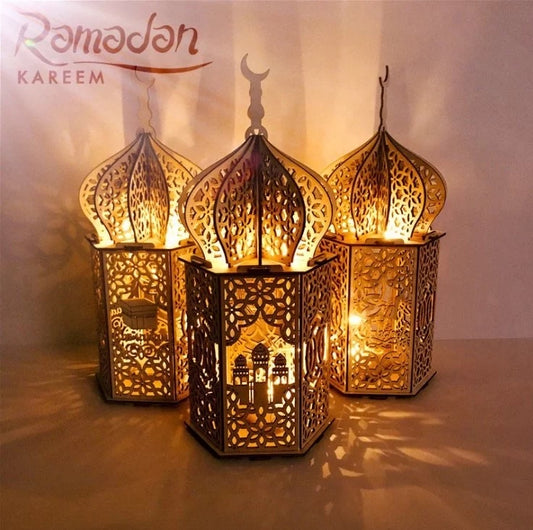 Ramadan & Eid Wooden lanterns