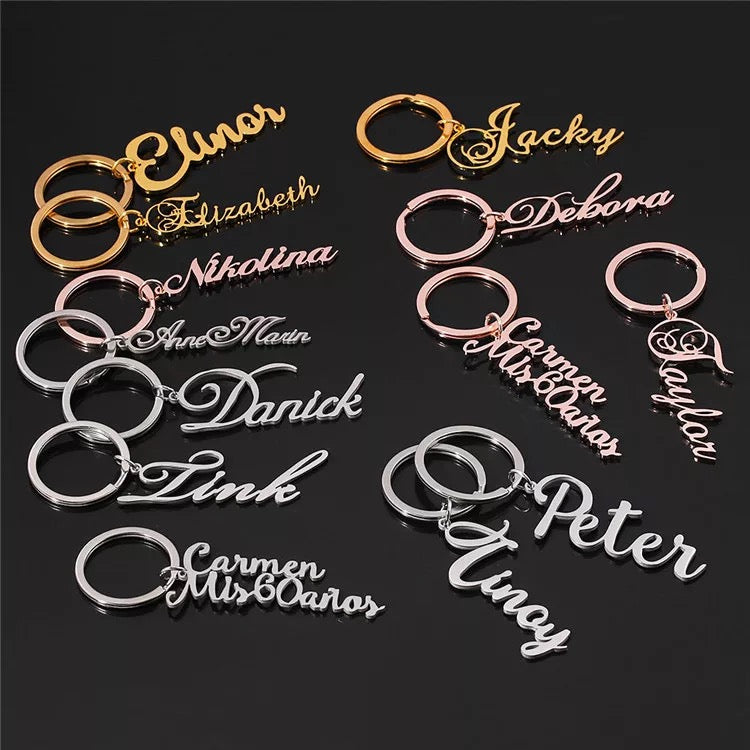 Custom name key chain