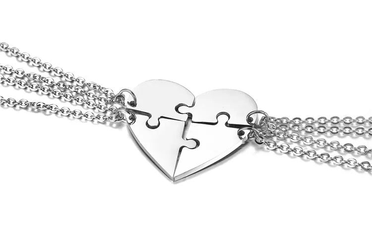 Family/friends  puzzle pieces pendants
