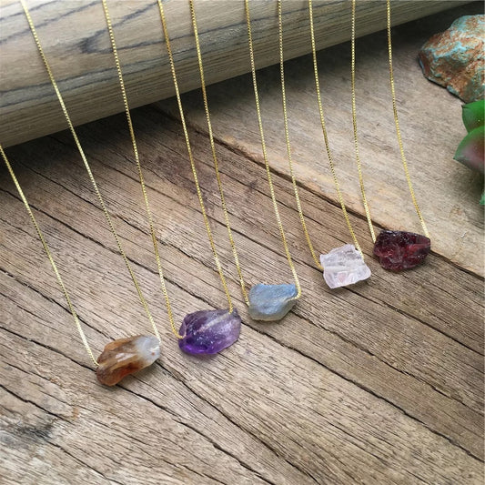 Amethyst natural stone pendants
