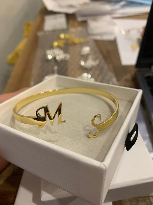 Initial bracelet