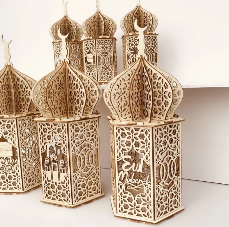 Ramadan & Eid Wooden lanterns