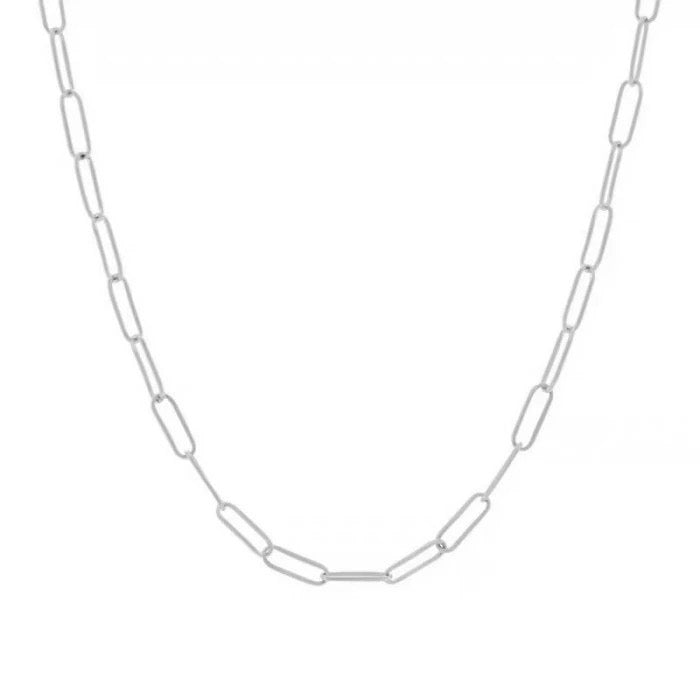 Paper clip link chain