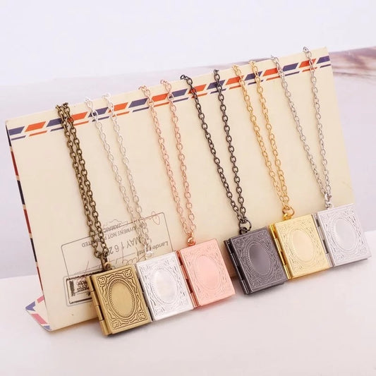 Fairy tale book locket & chain