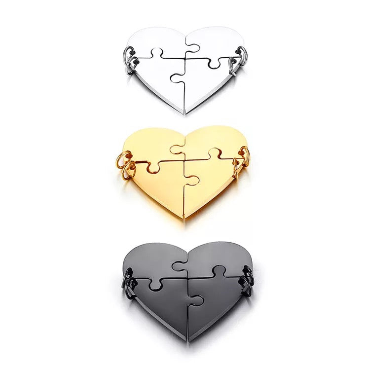 Family/friends  puzzle pieces pendants