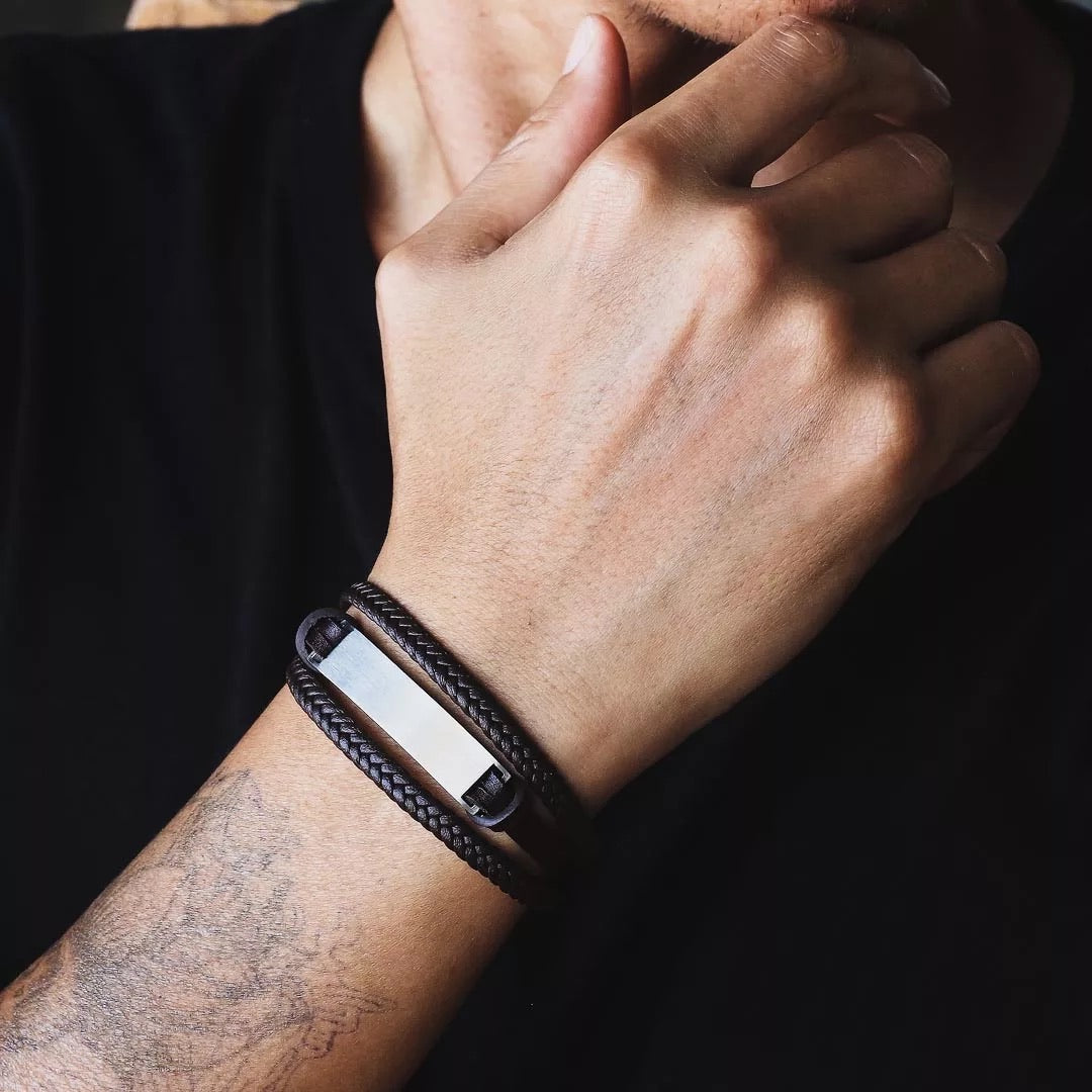 Men’s Multi Strand Leather bracelet