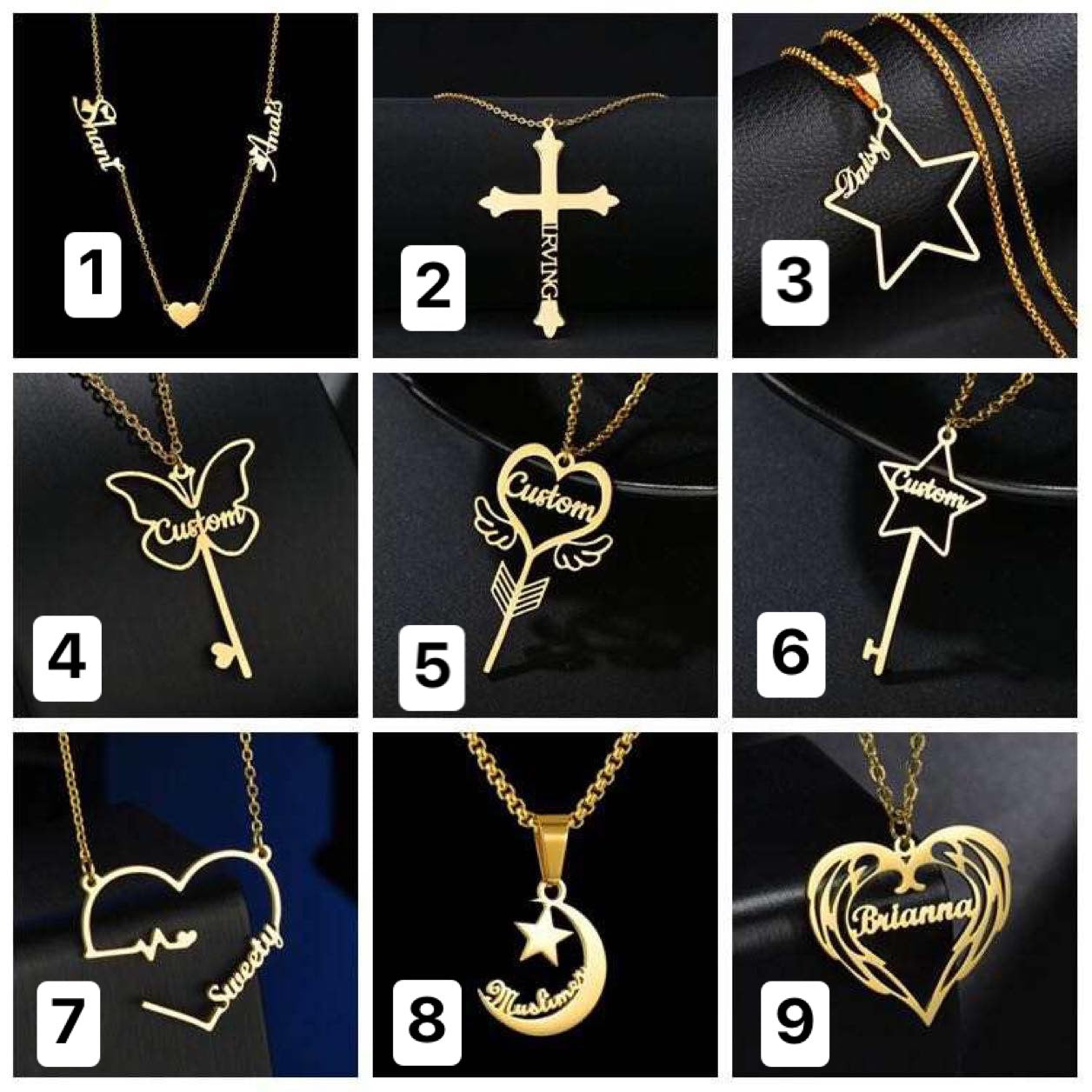 Customized pendant styles sterling silver material