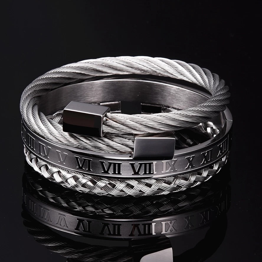 Men’s Luxury 3 piece bracelet
