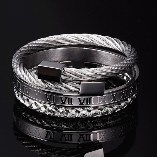 Men’s Luxury 3 piece bracelet