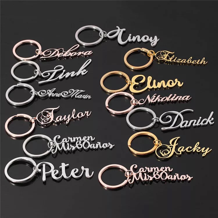 Custom name key chain