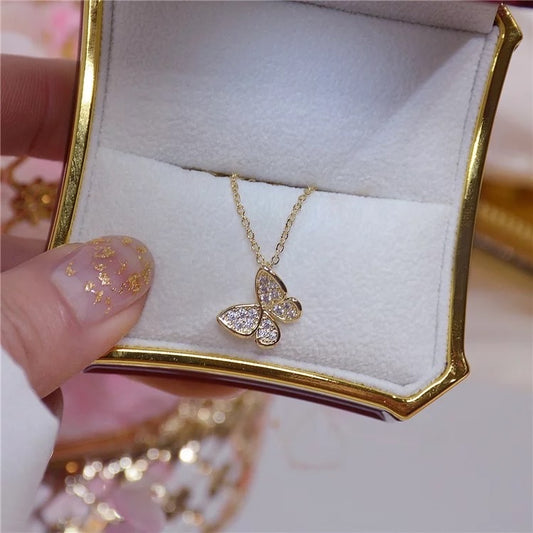 Beautiful free butterfly cubic zirconia