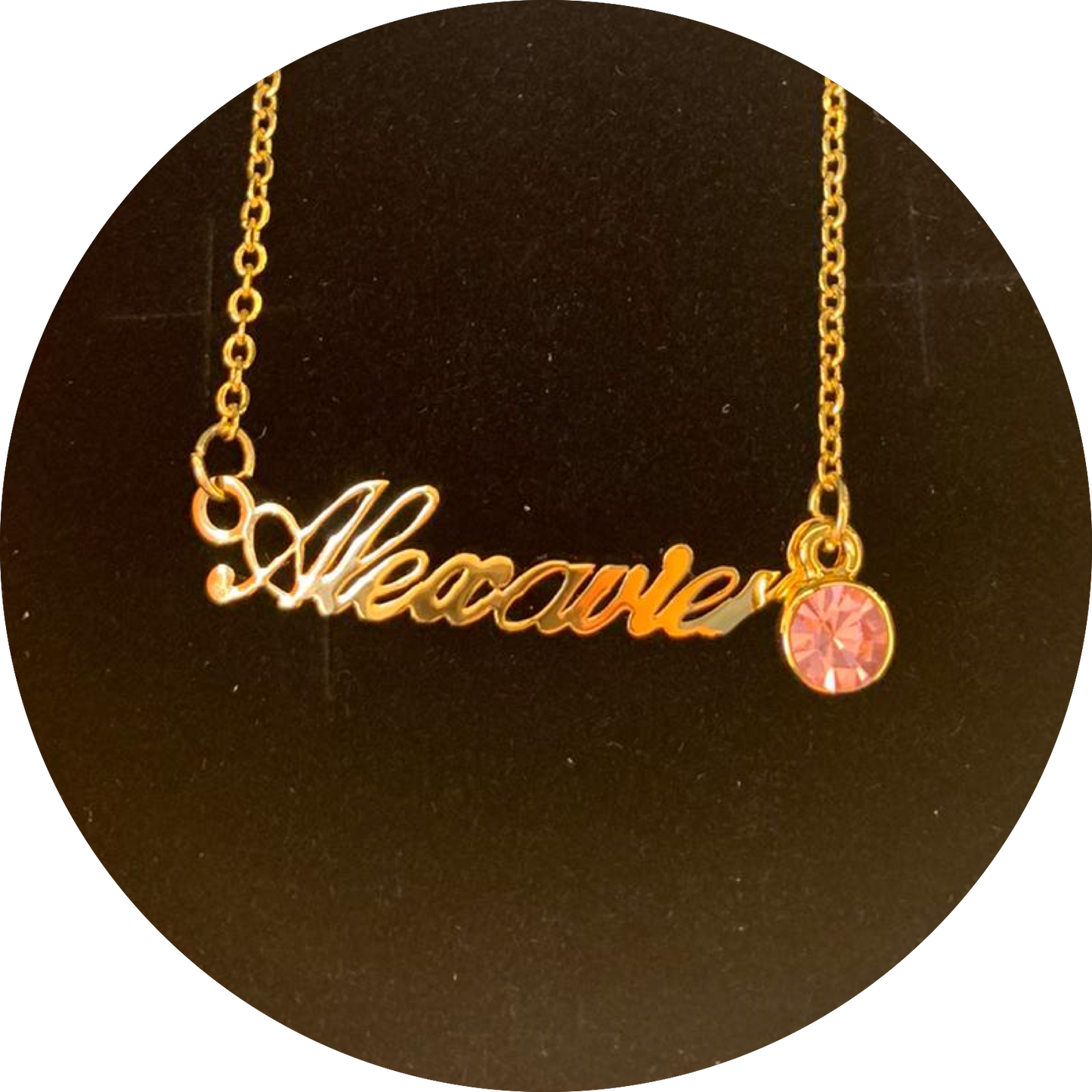 Personalized name Anklet