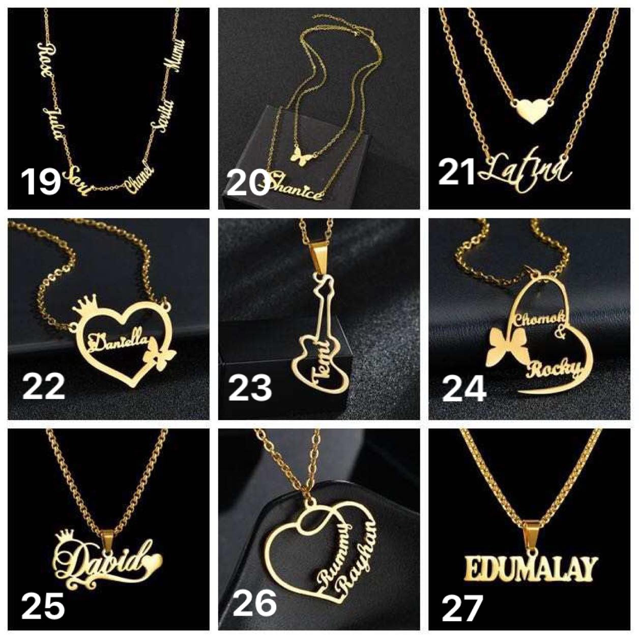 Customized pendant styles sterling silver material