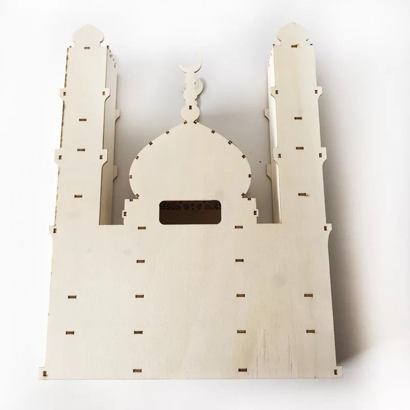Ramadan wooden Advent countdown mosque calendar