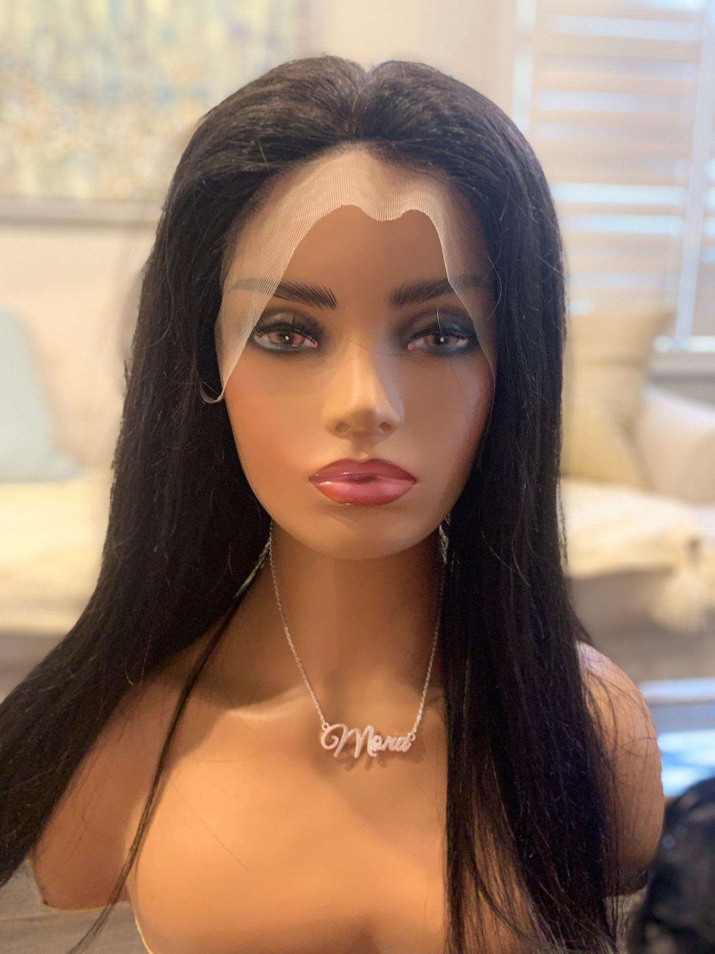 Silk base wig 20 inches 1b