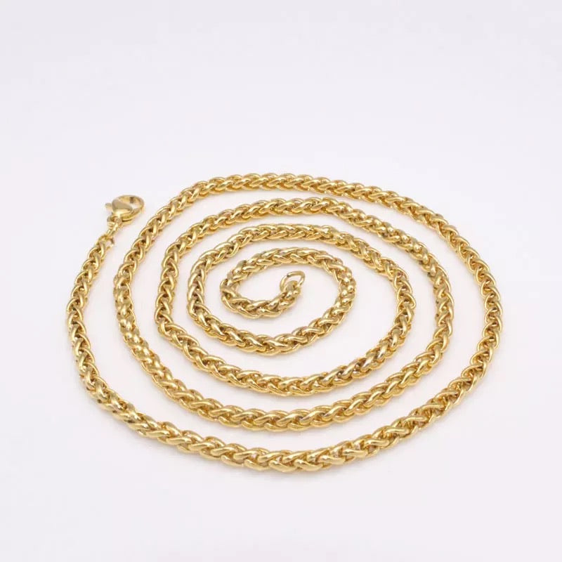 Ayat Al Kursi pendant with chain Gold plated