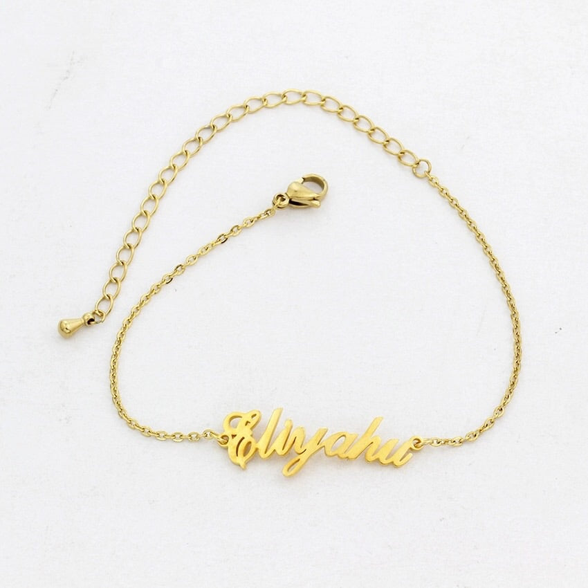 Hand written bracelet
