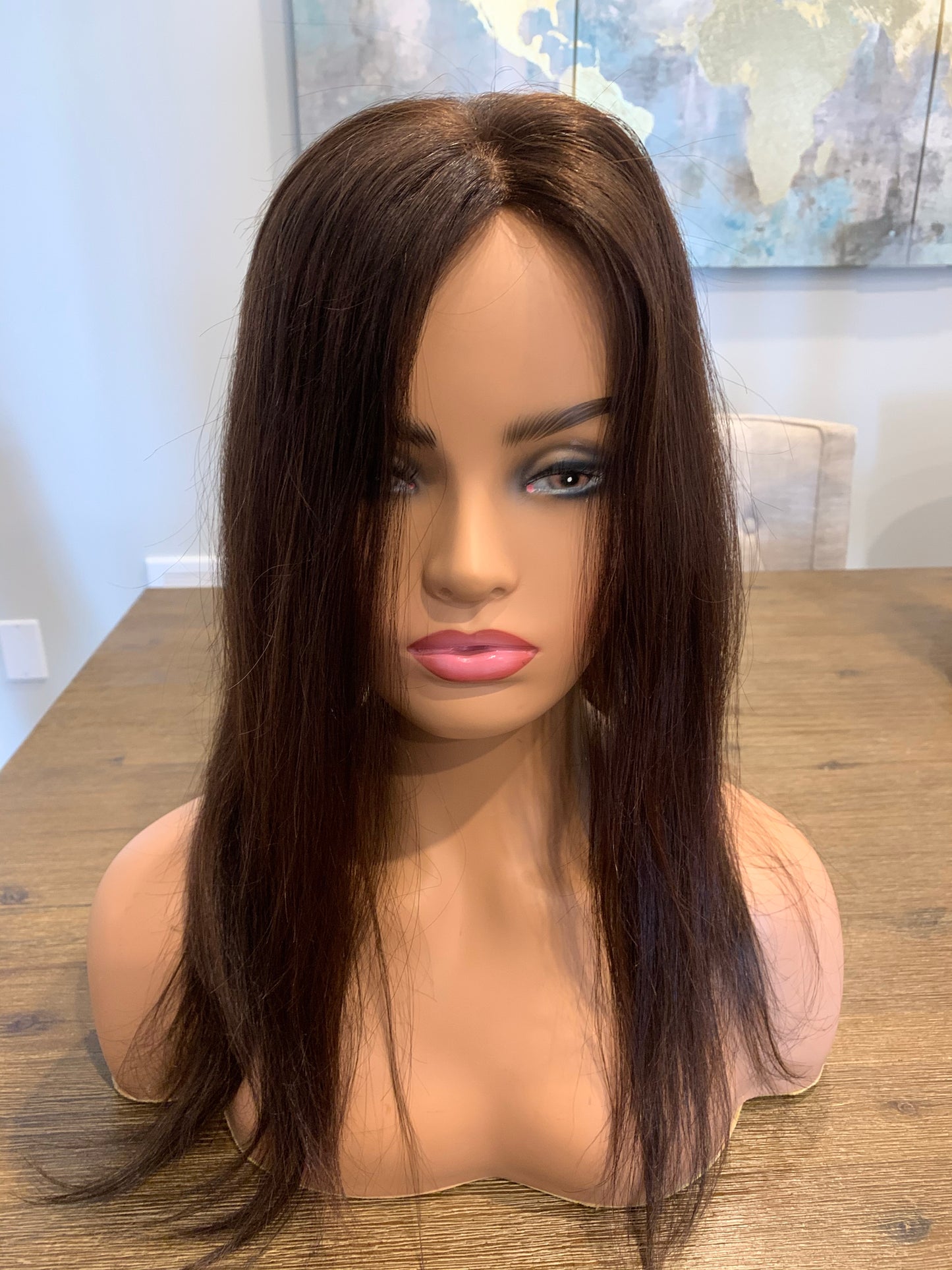 MEDIUM BROWN 5X7 INCH TOPPER 150% DENSITY