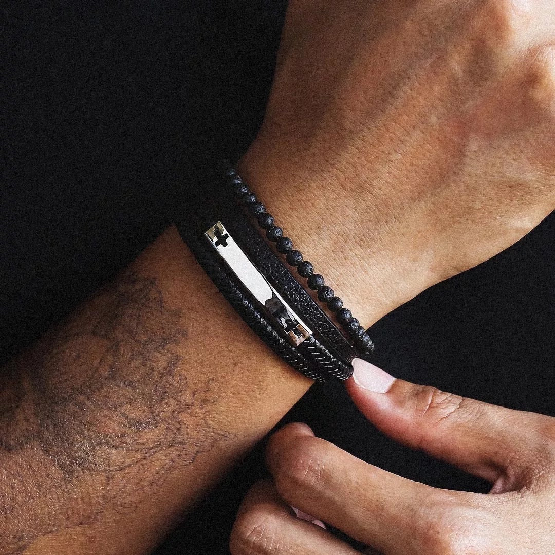 Men’s Multi Strand Leather bracelet