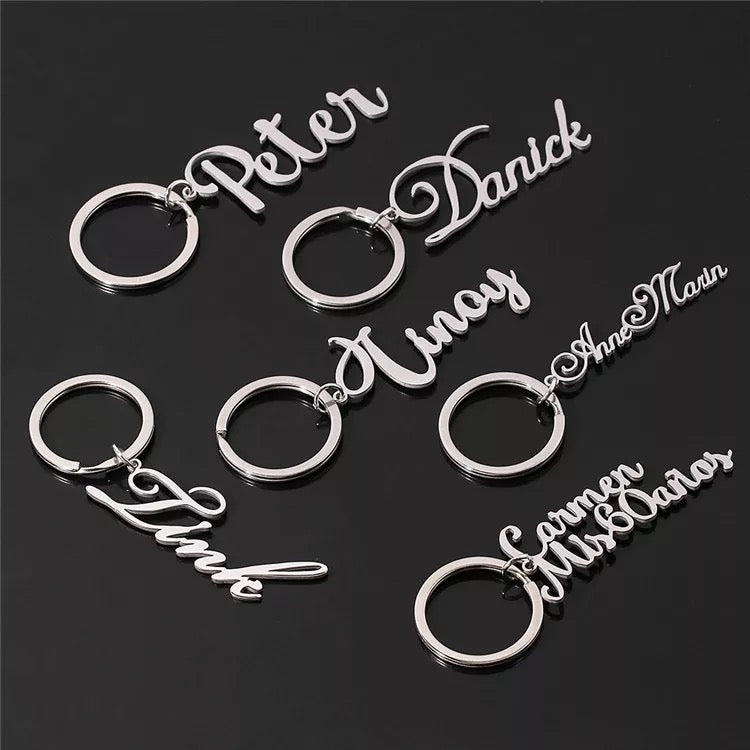 Custom name key chain
