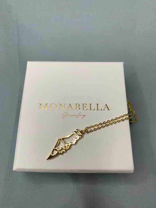 Palestinian gold pendant