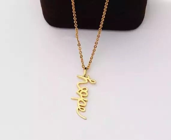 Hand written pendants customize and make it your own!