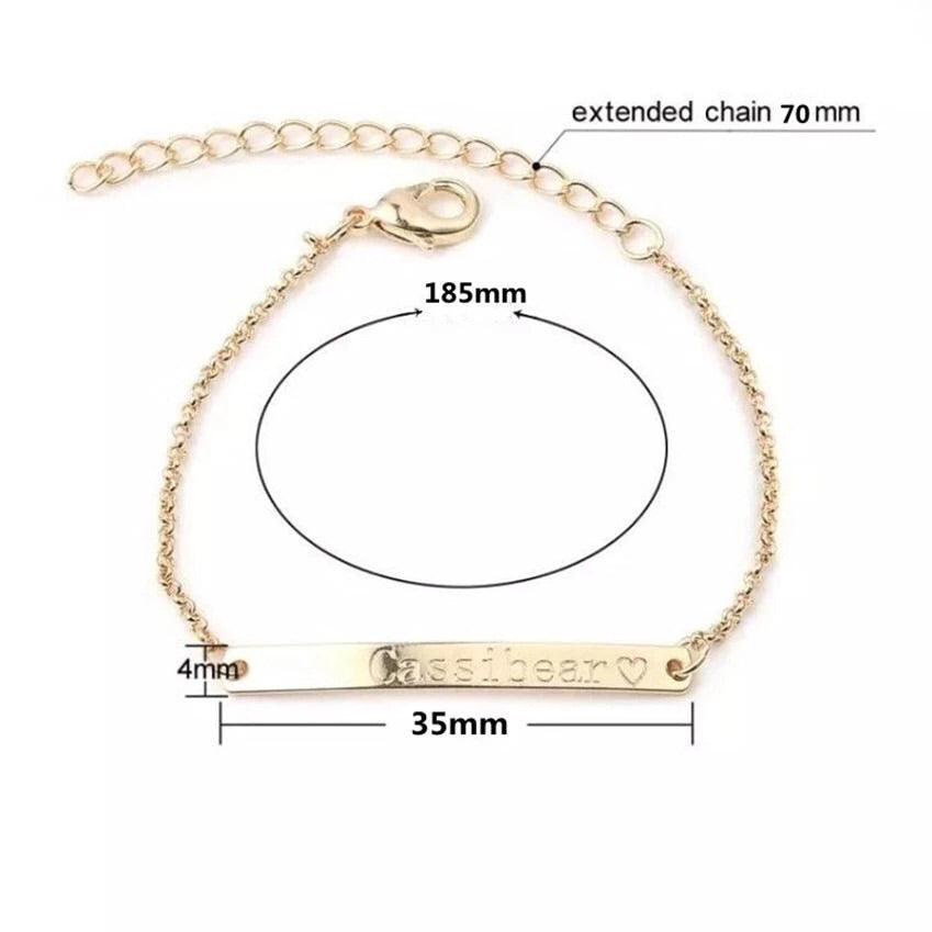 Kids, baby engraved name sterling silver 10k gold plated