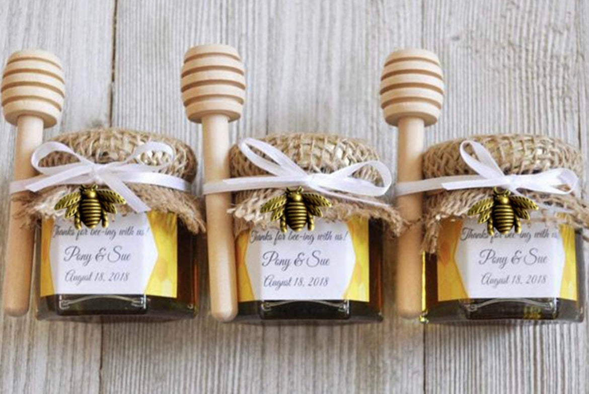 Honey jars party favours set of 20